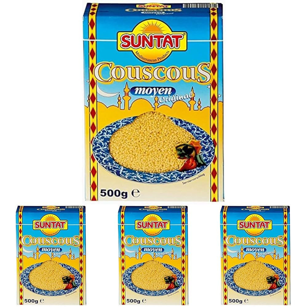 Couscous Moyen Original, 0,5 kg (confezione da 4)