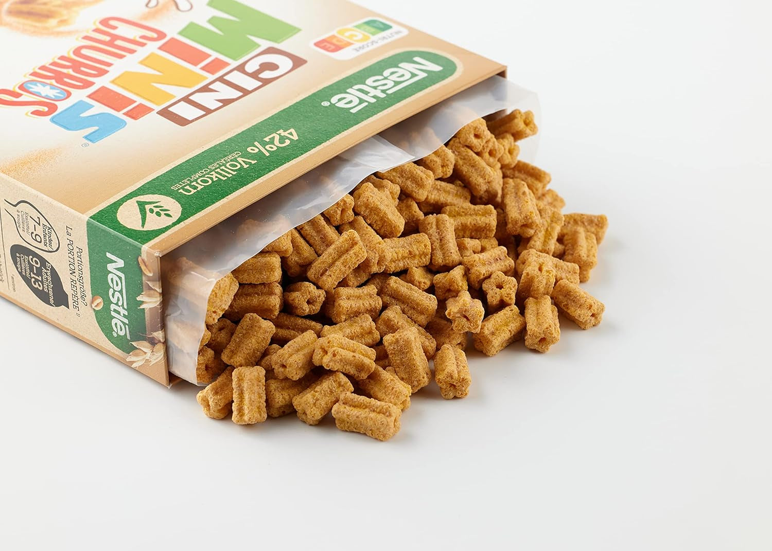 Confezione da 3 cereali per la colazione Churros con il 42% di cereali integrali (1x360 g)
