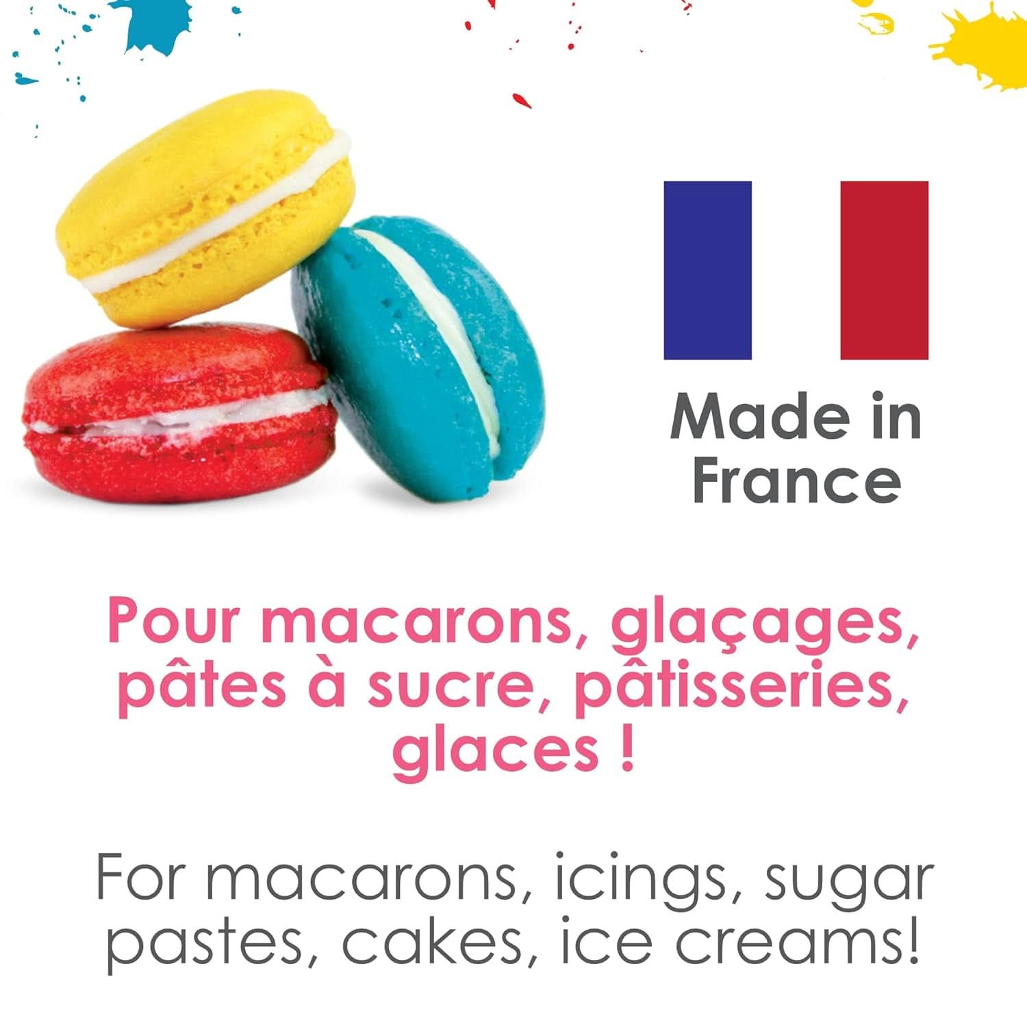 ScrapCooking, Set 3 coloranti alimentari pudra - rosu, galben, albastru, 3 x 5 grame Naty Shop