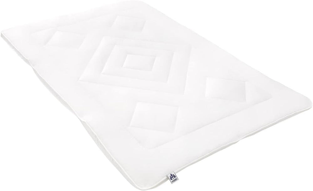 Piumino per tutte le stagioni Irisette Noblesse - Made in Germany - Trapunta con fodera in puro cotone, 135 X 200 Cm, certificato Ã-ko-Tex Piumini e Trapunte Naty Shop Singolo 155 X 200 cm 4 stagioni