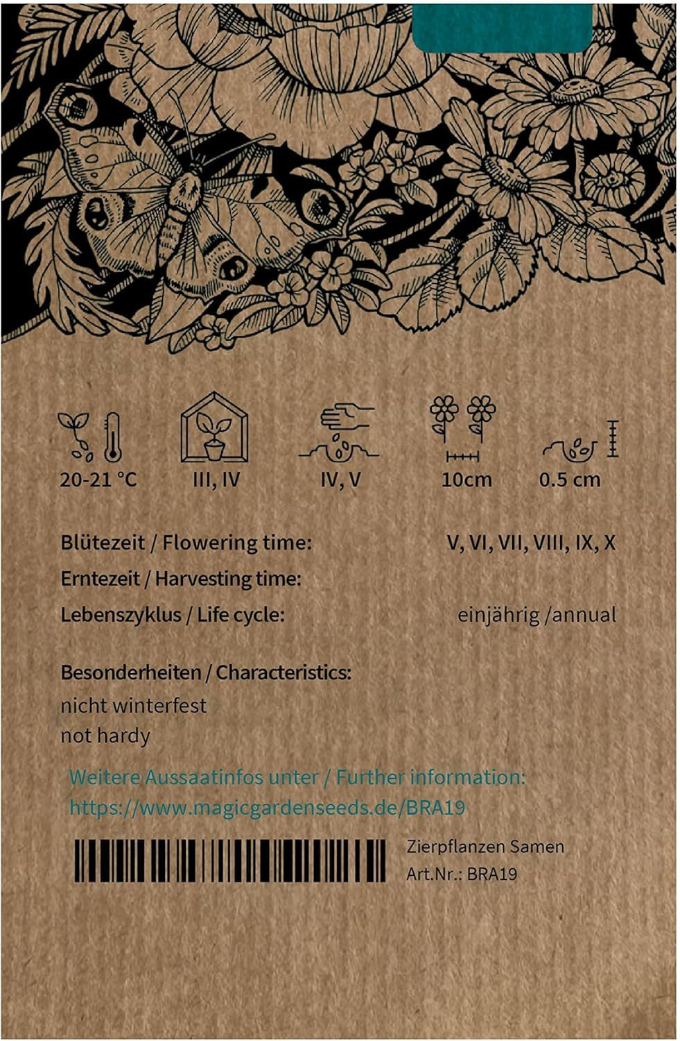 Margherita blu (Brachyscome iberidifolia) ca. 500 semi di fiori annuali da balcone, piante da vaso a fioritura lunga, fiori estivi