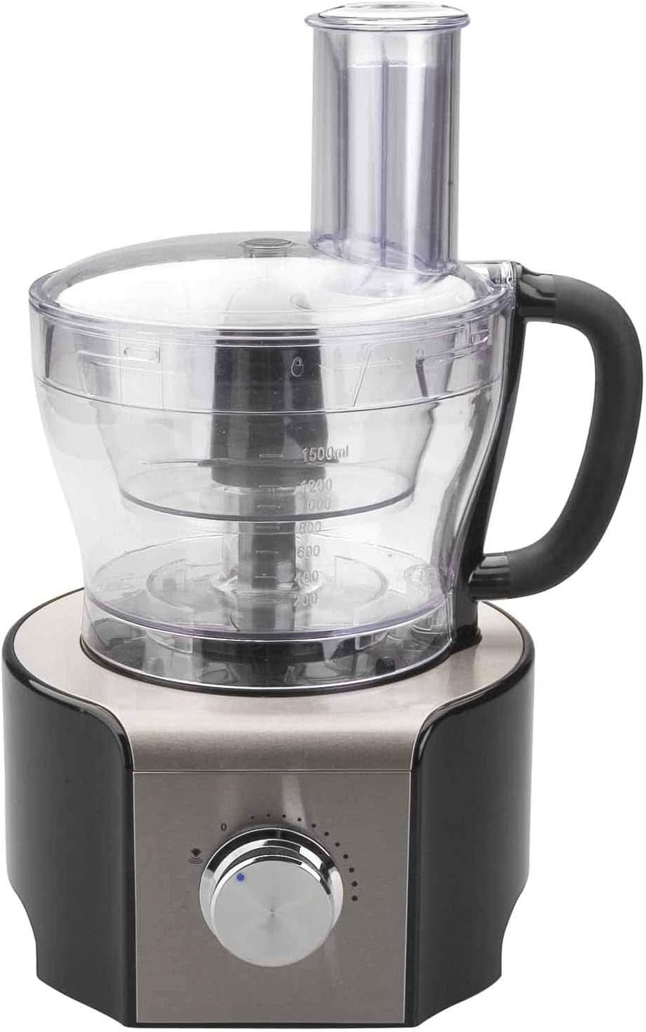 69079 -69079 robot multifunzione 800 w-nero, acciaio inox, vetro e plastica, multicolore Mamma e Bambino Naty Shop