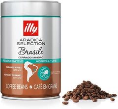 ILLY 6 cutii boabe de cafea, 250 grame fiecare, Arabica Selection, Brazilia, certificat Cerrado Mineiro, Regenagri