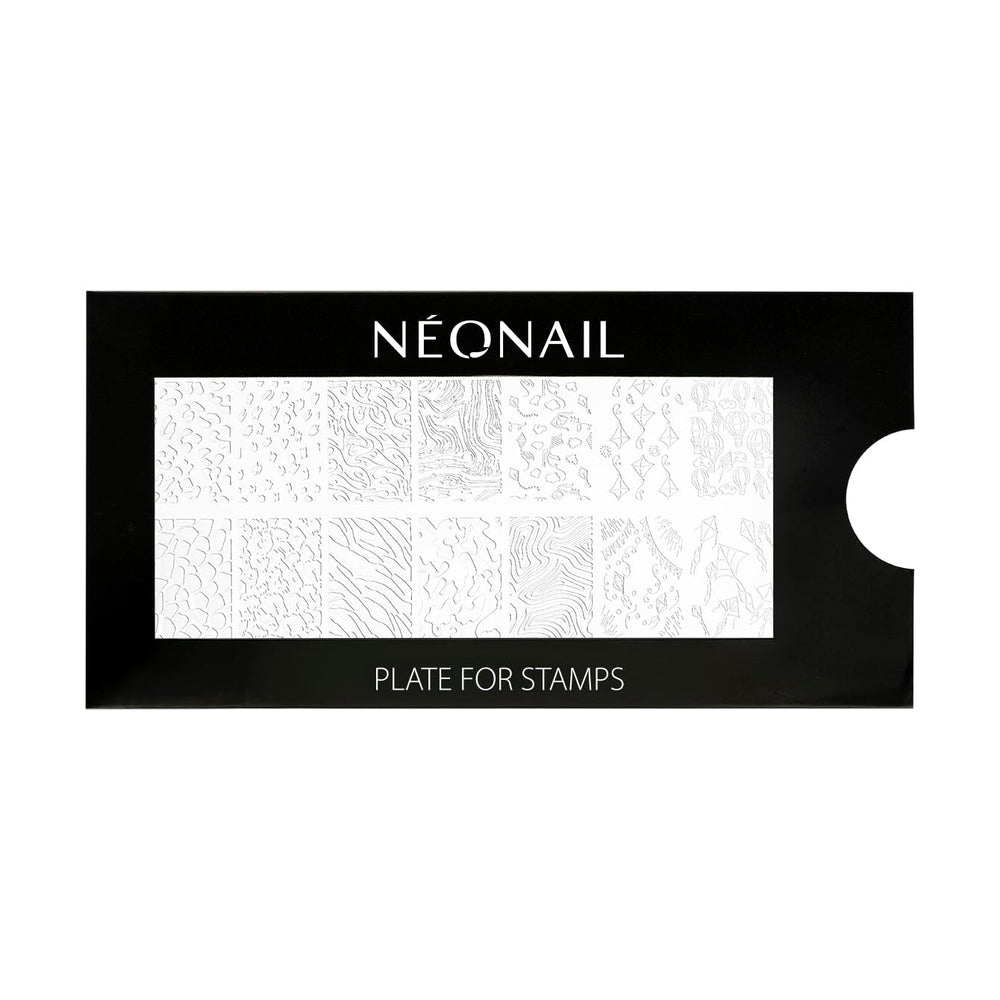 NÉONAIL Nagel Stempel Mit Schaber - Nägel Selber Machen - Nail Art Stamper - Nageldesign Für Nagel Schablone - French Nails Stempel - Silikon Nagelstempel