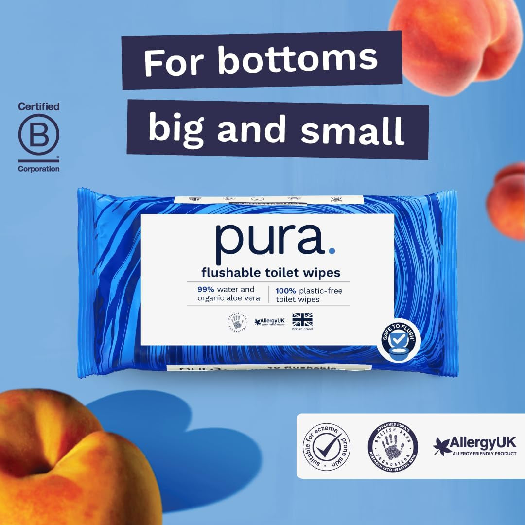 Salviette umidificate usa e getta ecologiche 560 salviette (14 x 40 salviette) Confezione mensile 100% senza plastica 99% salviette sensibili all'acqua Salviette umidificate da fine a scarico certificate biodegradabili vegane