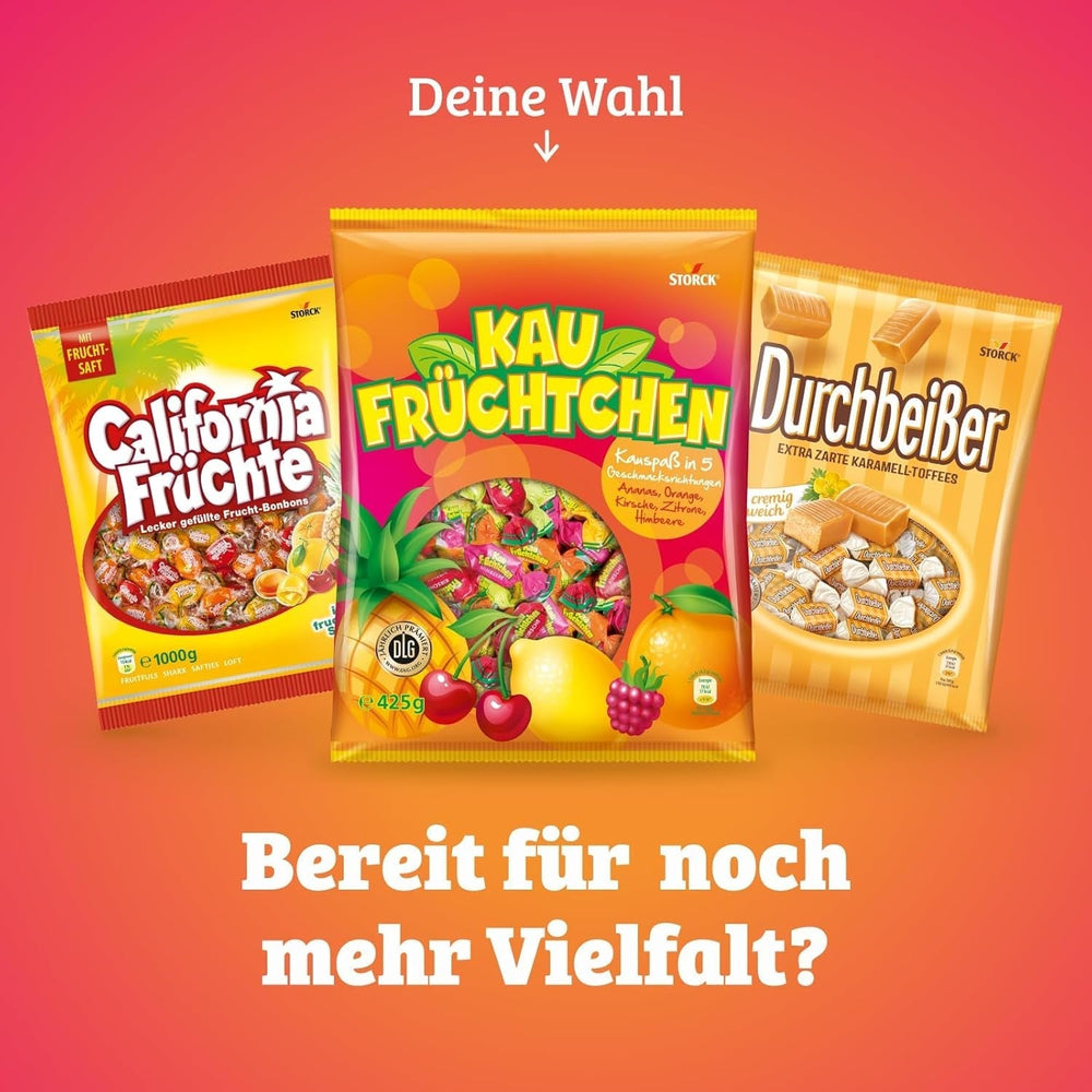 Kaufrüchtchen – 1 x 425G – caramelle ai cinque gusti di frutta Naty Shop