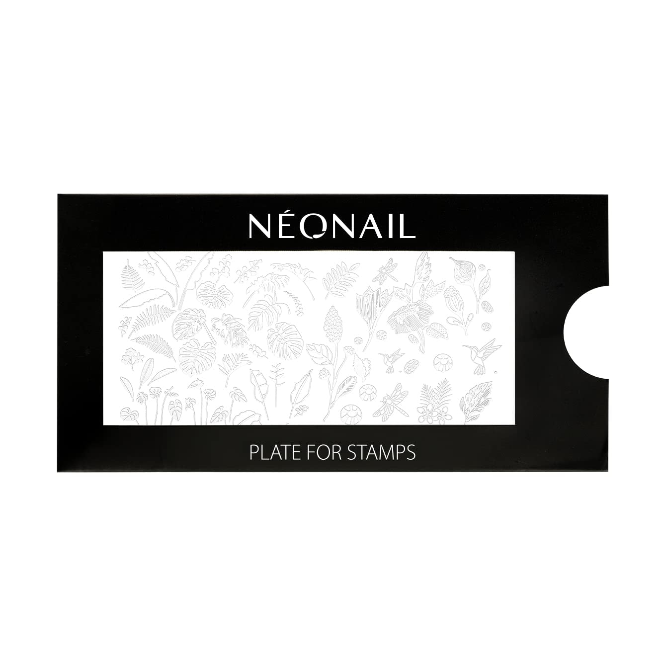 NÉONAIL Nagel Stempel Mit Schaber - Nägel Selber Machen - Nail Art Stamper - Nageldesign Für Nagel Schablone - French Nails Stempel - Silikon Nagelstempel