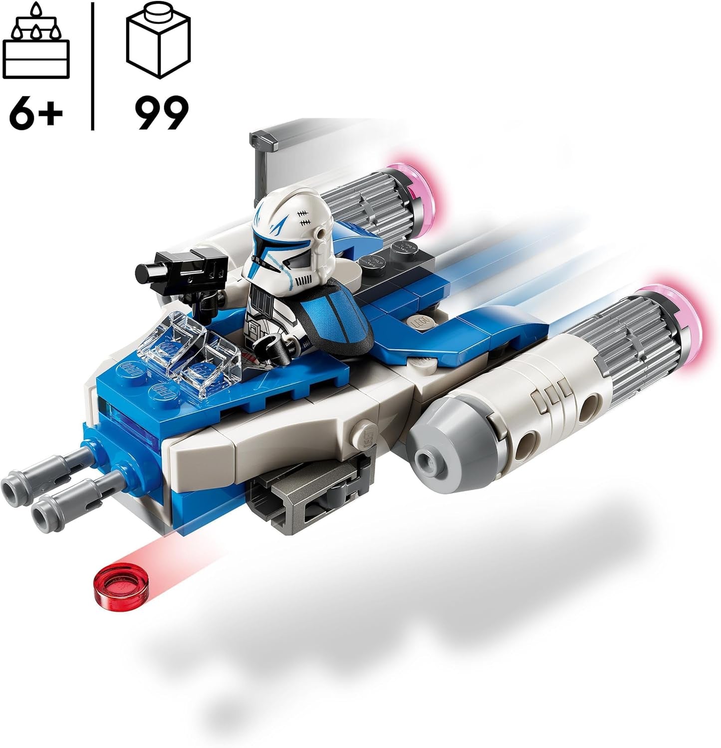 LEGO Star Wars Capitano Rex Y-Wing Microfighter Mattoncini da costruzione Astronave da collezione Idea regalo per ragazzi e ragazze dai 6 anni in su 75391 Set da costruzione Besuche den LEGO-Store