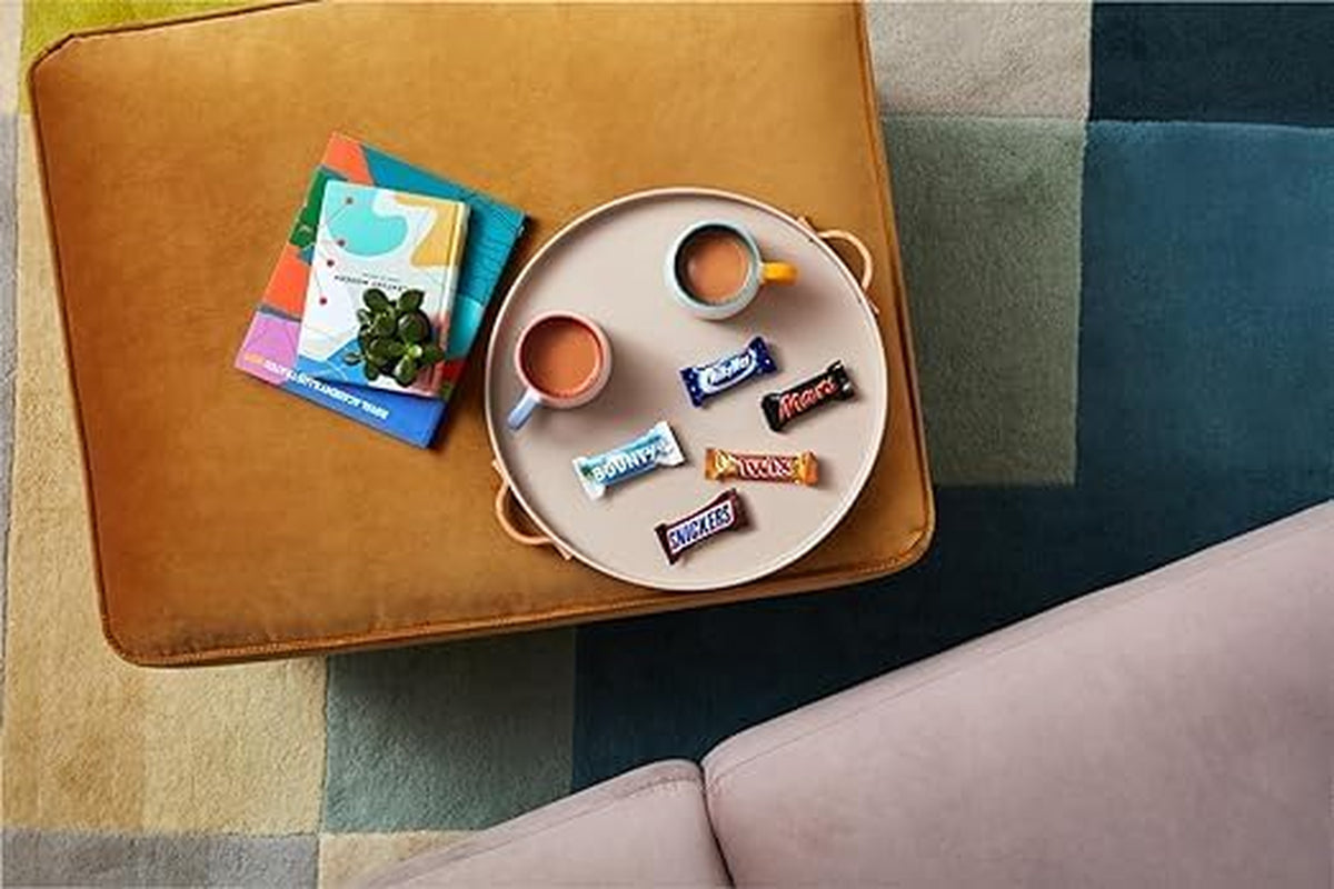 Confezione sfusa di mini cioccolato misto, cioccolato, 35 mini snack al cioccolato (Mars, Snickers, Bounty, Twix, Milky Way) come caramelle, regalo di cioccolato, scatola di caramelle (710 g)