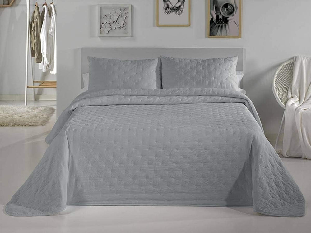Pierre Cardin 1 Bouti Dots - Letto 90 cm - Colore Grigio C5 Piumini e Trapunte Naty Shop Grigio, C5 Letto 90 cm