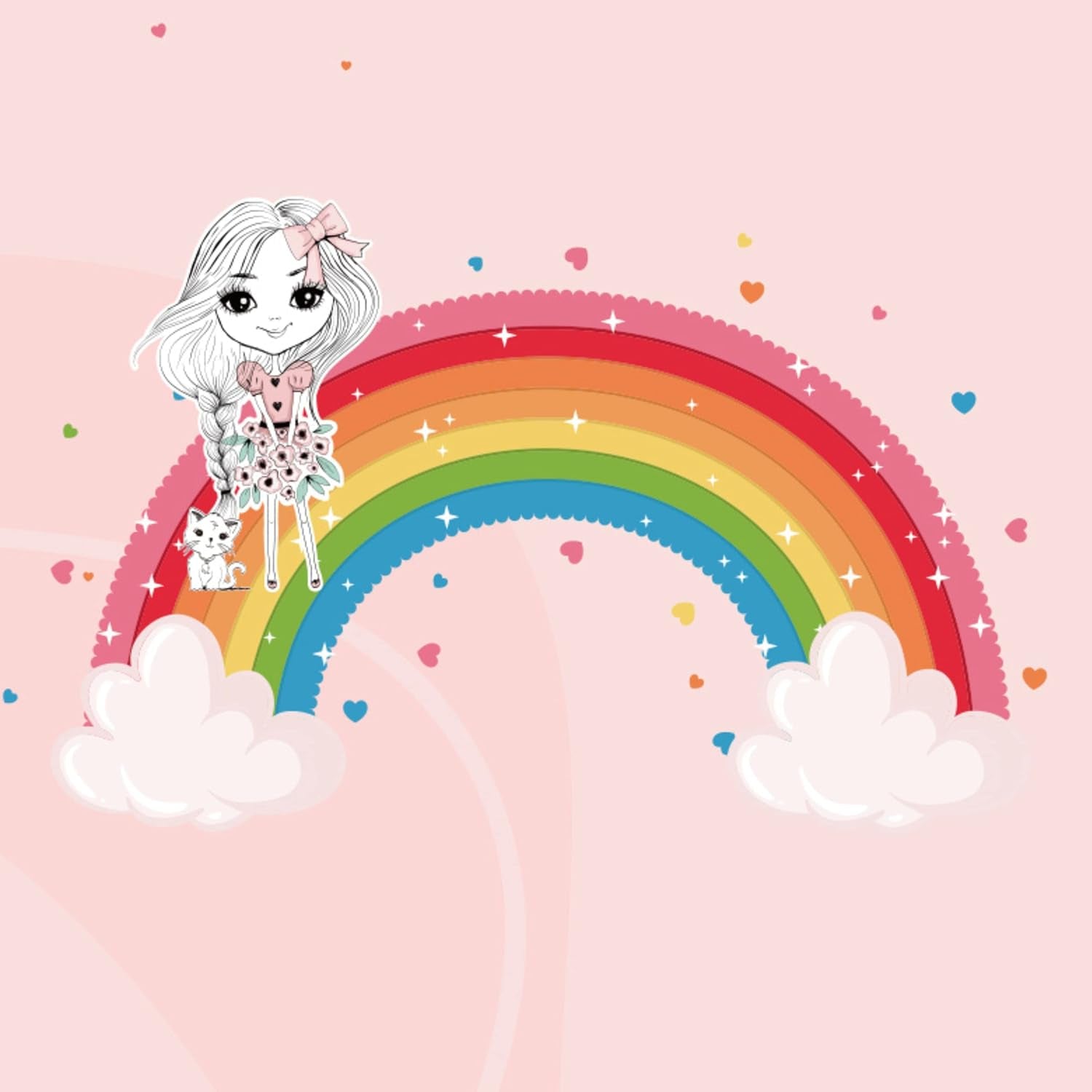 Smalto per bambini Bluesky - All Glitter, rosa. Smalto per unghie per bambini, non tossico, facile da rimuovere, a base d'acqua, non scivoloso, 5 ml