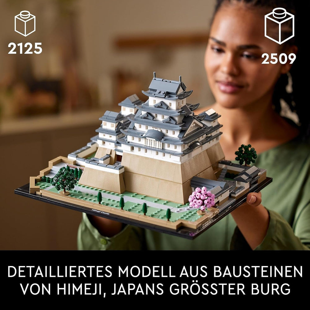 Castello di Himeji LEGO Architecture, kit modello per adulti, collezione Landmark, set di fan di giardinaggio creativo e cultura giapponese con albero di ciliegio in fiore, regalo per lui e per lei 21060 Set di costruzione Besuche den LEGO-Store