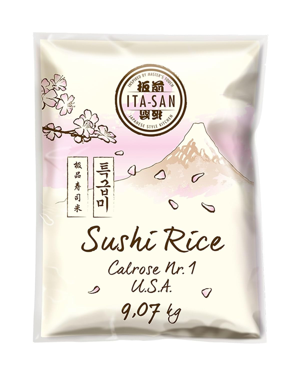 ITA-SAN Calrose / Riso per sushi, 1 confezione (1 x 9,07 kg)