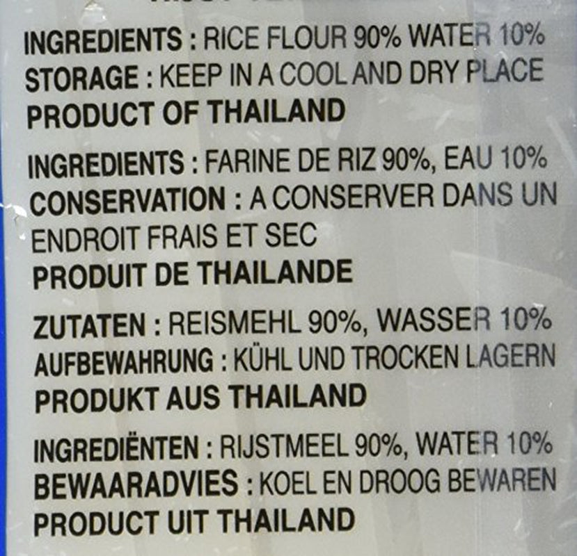 Tagliatelle di riso al gallo, 10 mm, grado 1 (1 confezione x 375 g)