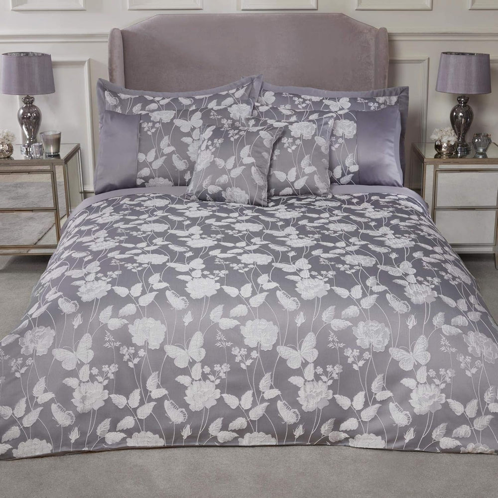 Plapumă Emma Barclay Butterfly Meadow pentru pat king-size, 100% poliester, culoare crem Plapumi si pilote Naty Shop argint Super King