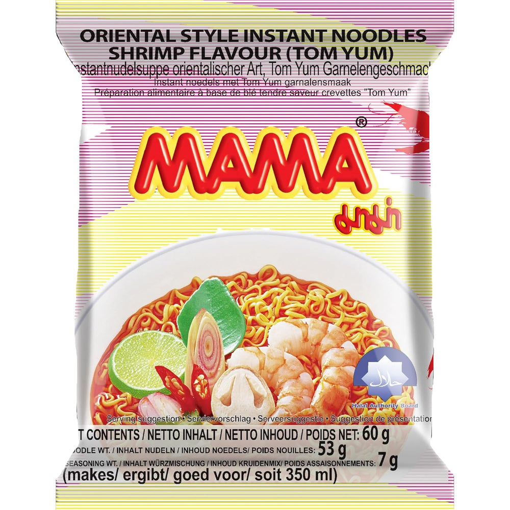 MAMA - Noodles Istantanei con Pollo - Confezione multipla (30 X 55 GR)
