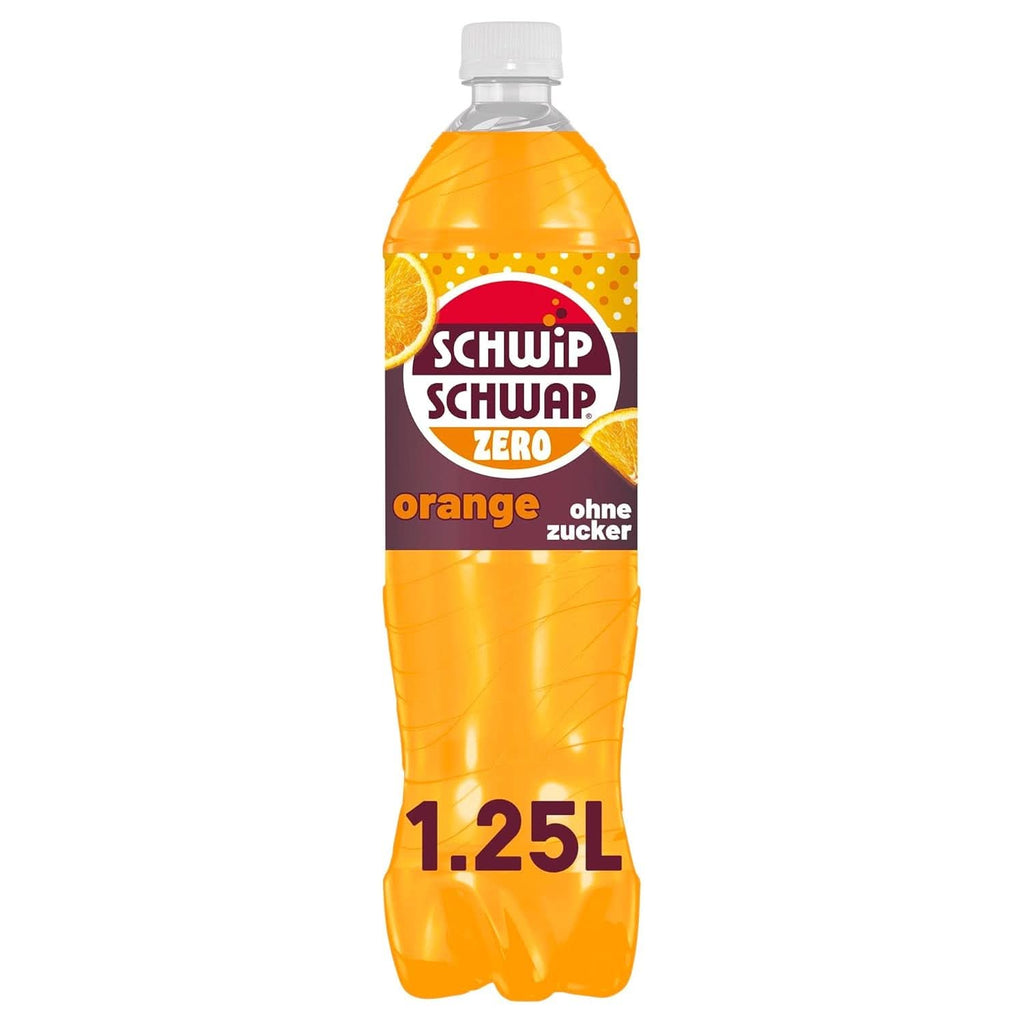 Schwip Schwap Zero Orange, băutură răcoritoare cu aromă de portocale, set 6 x 1,25 litri Bauturi fara alcool Naty Shop