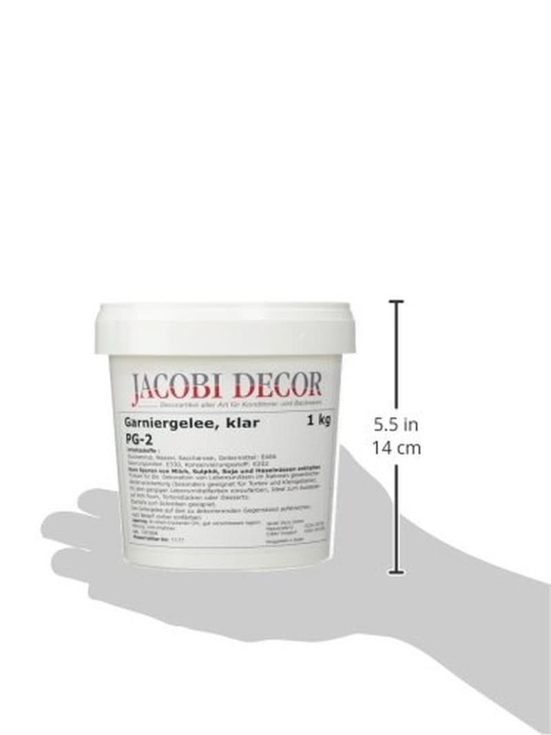 Glassa Fredda a Specchio, Trasparente, 1 Kg Naty Shop Glasse e Decori