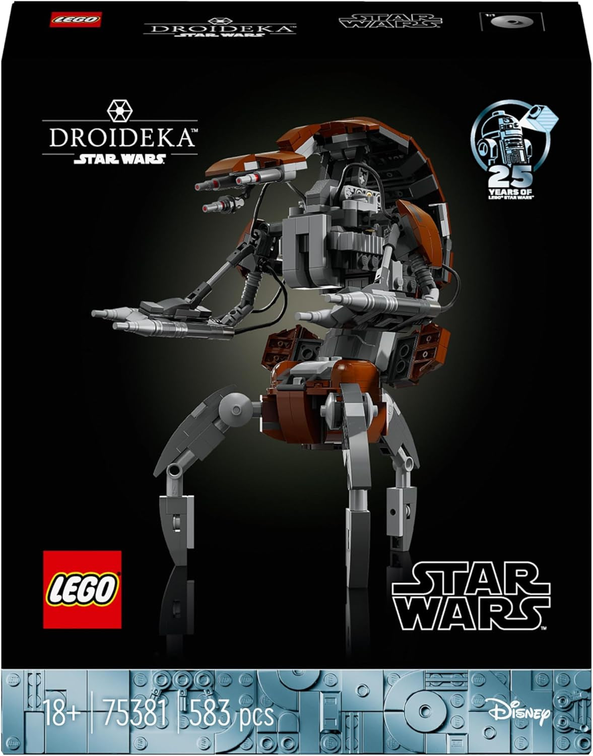 LEGO Star Wars Set Droideka, Kit modello droide per adulti, Decorazione da scrivania, da collezione, Idea regalo per uomini e donne 75381 Set da costruzione Besuche den LEGO-Store