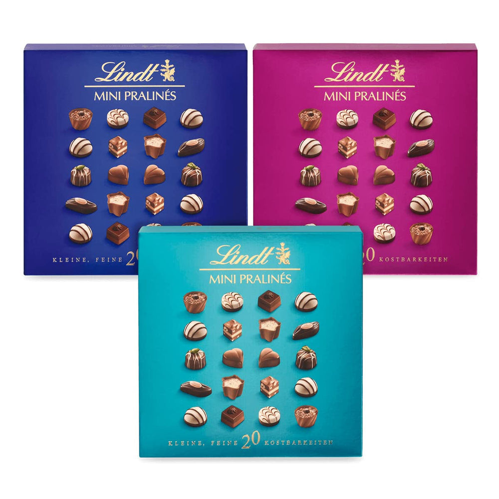 Lindt Chocolate - Mini Praline Al Torrone, 165 grammi, scatola da 36 praline Naty Shop Cioccolatini 100 G Mix
