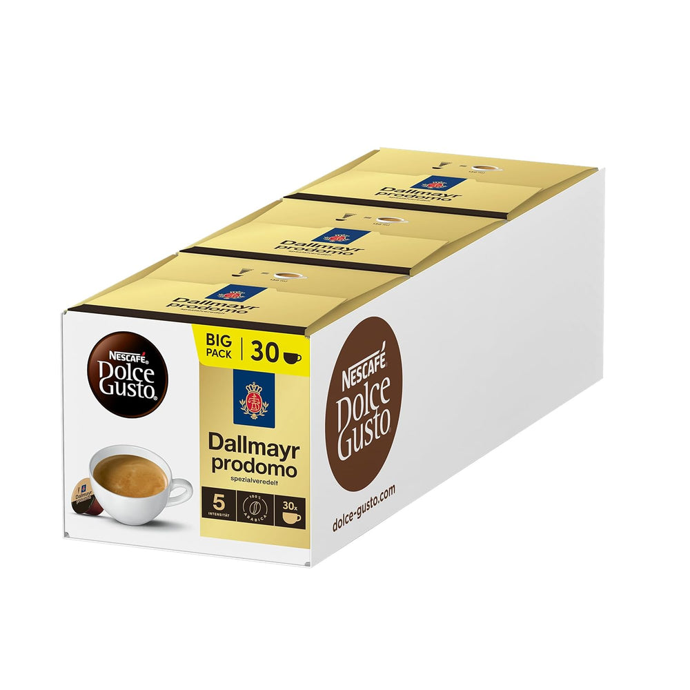 NESCAFÉ DOLCE GUSTO DALLMAYR prodomo Kaffeekapseln 3er Vorratspack (3 x 30 Kapseln)