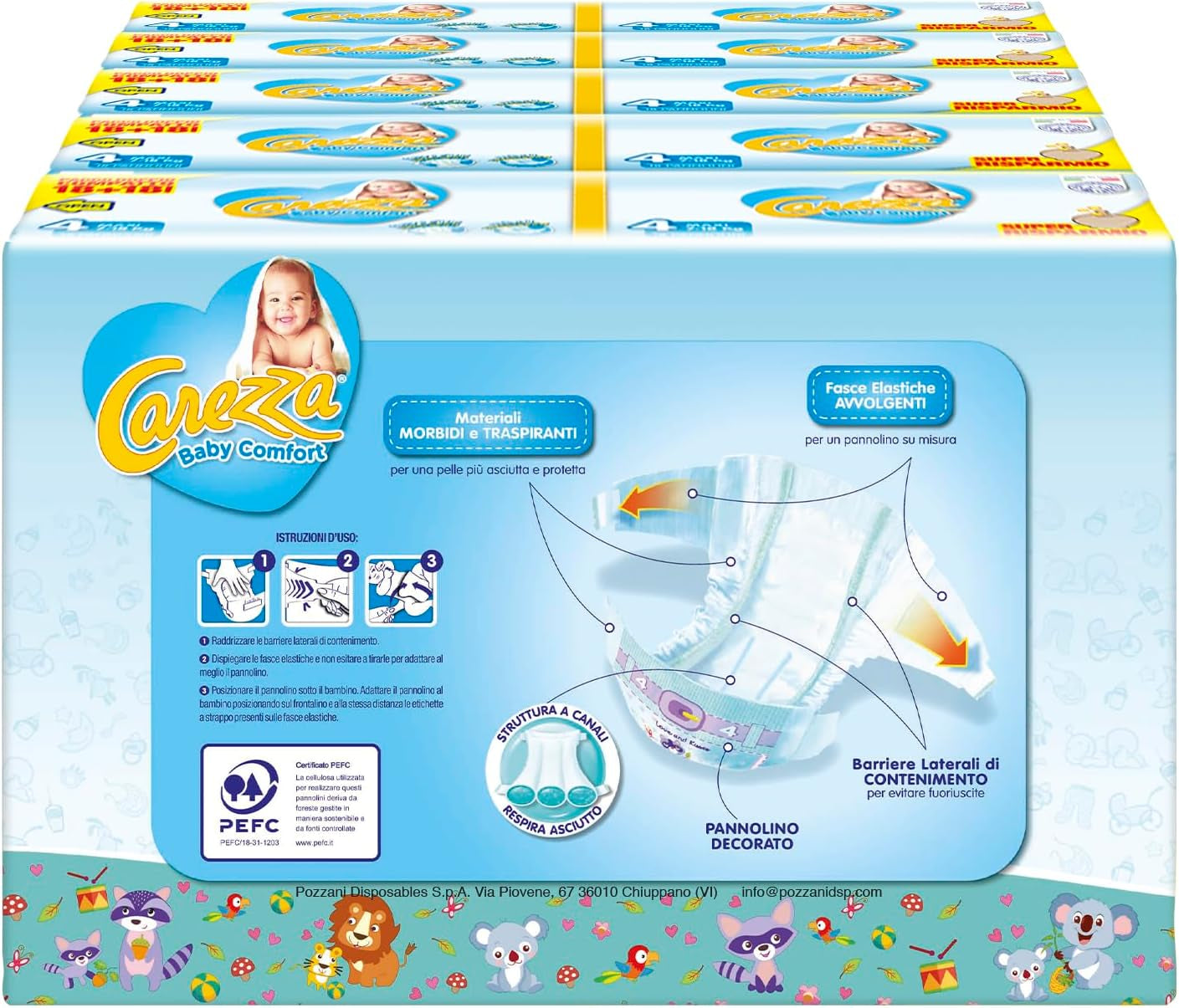 Baby Comfort Maxi | Taglia 4 (7-18 kg) | 144 pannolini