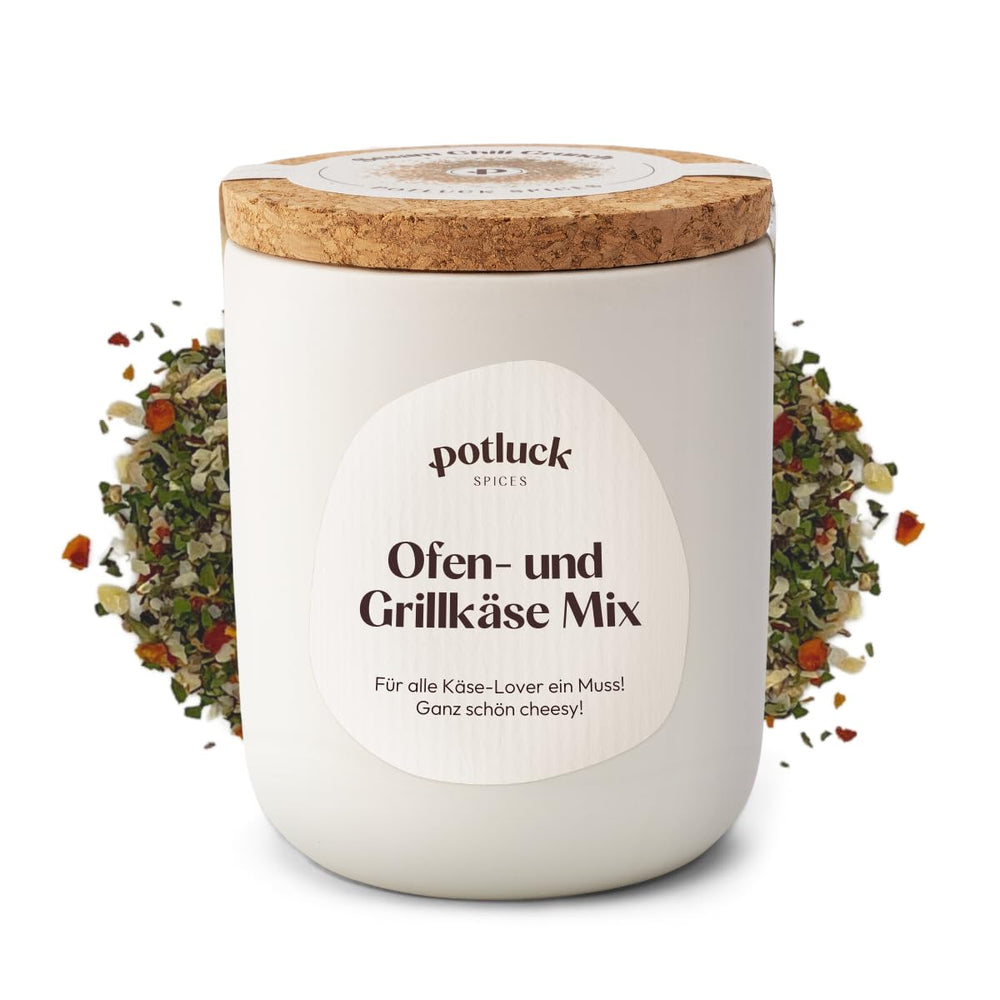 Potluck | Feta Gewürz | Gewürzmischung im Keramiktopf | 50g| Con sostanze inalatorie naturali