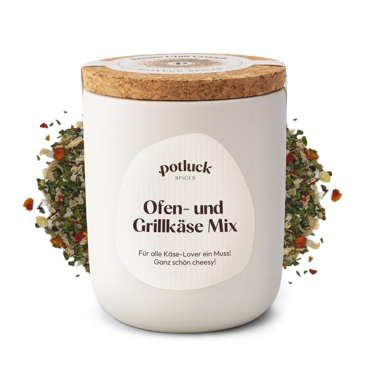 Potluck | Feta Gewürz | Gewürzmischung im Keramiktopf | 50g| Con sostanze inalatorie naturali