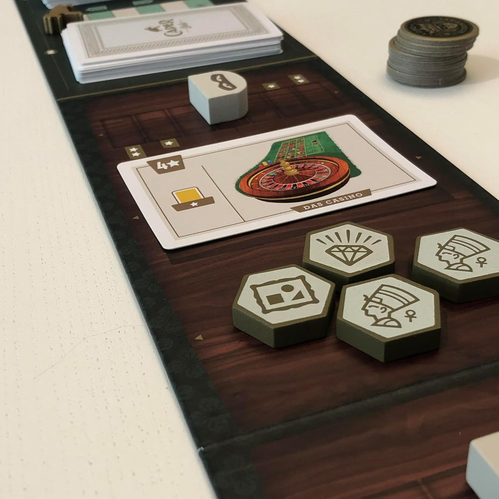 Feuerland Spiele Caper Europe Games, 216 mm x 216 mm x 70 mm, neutro/classico (nero, bianco, grigio)