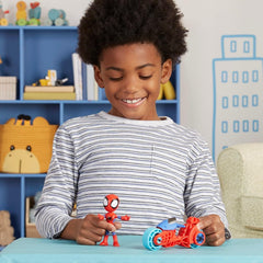 SPIDEY e I SUOI FANTASTICI AMICI Marvel Spidey Motocicletta Giocattolo per Ragazzi e Ragazze dai 3 Anni in su Action Figure Naty Shop
