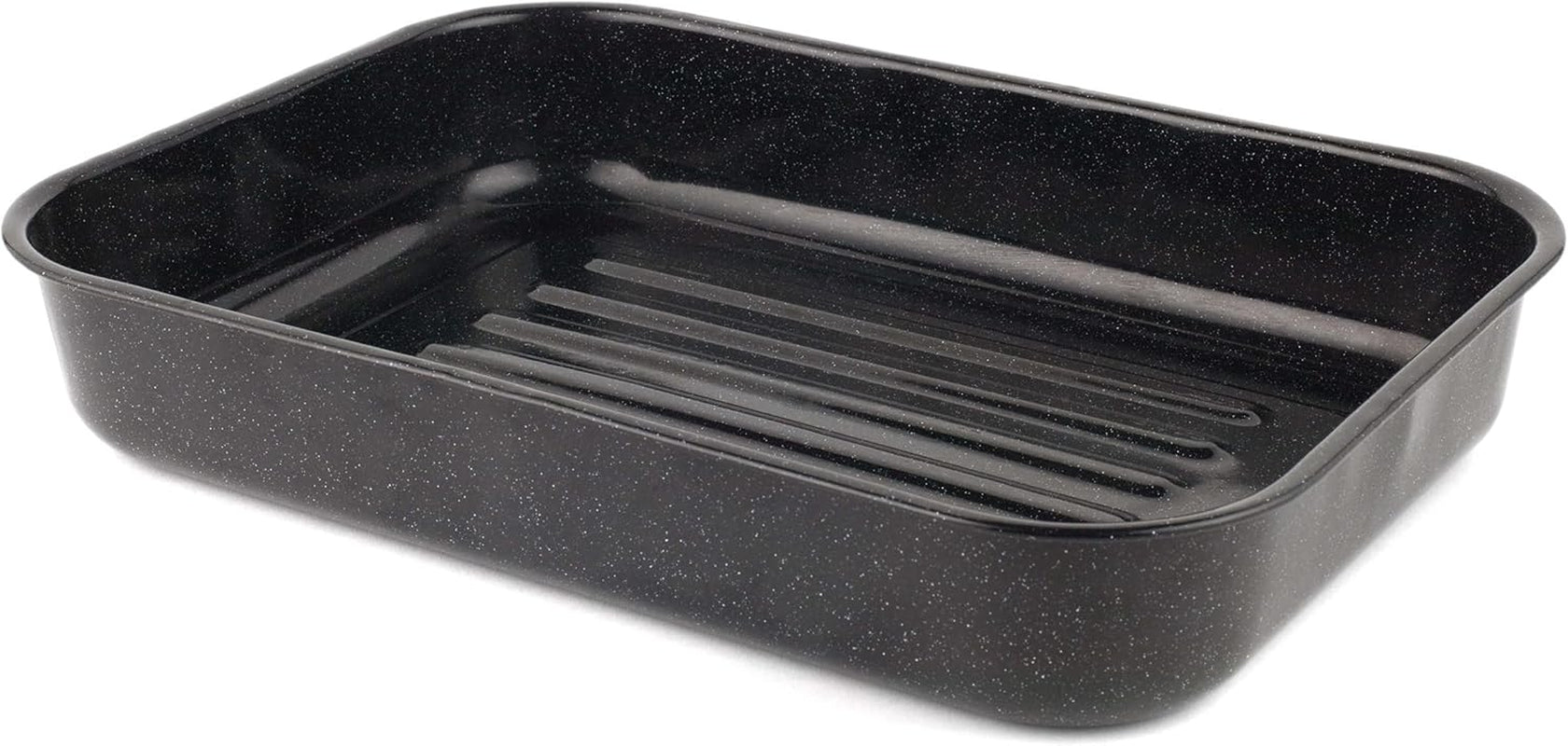 Russell Hobbs CW9161 Romano 34Cm Emaille Bräter - Mit Gitter, Rechteckige Auflaufform Mit Rost, Spülmaschinenfest Ofenform, Grill Auflaufform, Bratform Für Backofen Ofenbeständig Bis 230 Grad Matrite si tavi pentru copt Naty Shop 42Cm