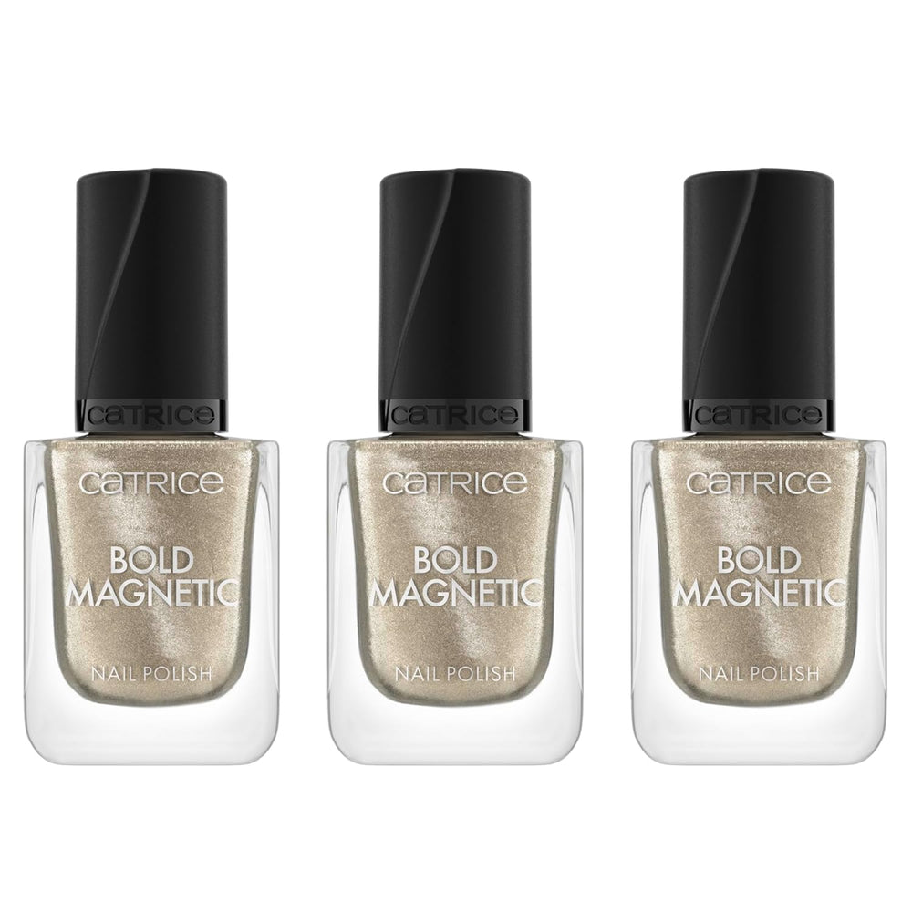 Smalto magnetico Catrice Bold, n. 030, Oro, Metallizzato, Vegano, Senza microplastiche, Senza profumo, Senza parabeni, 1 confezione (10,5 ml)
