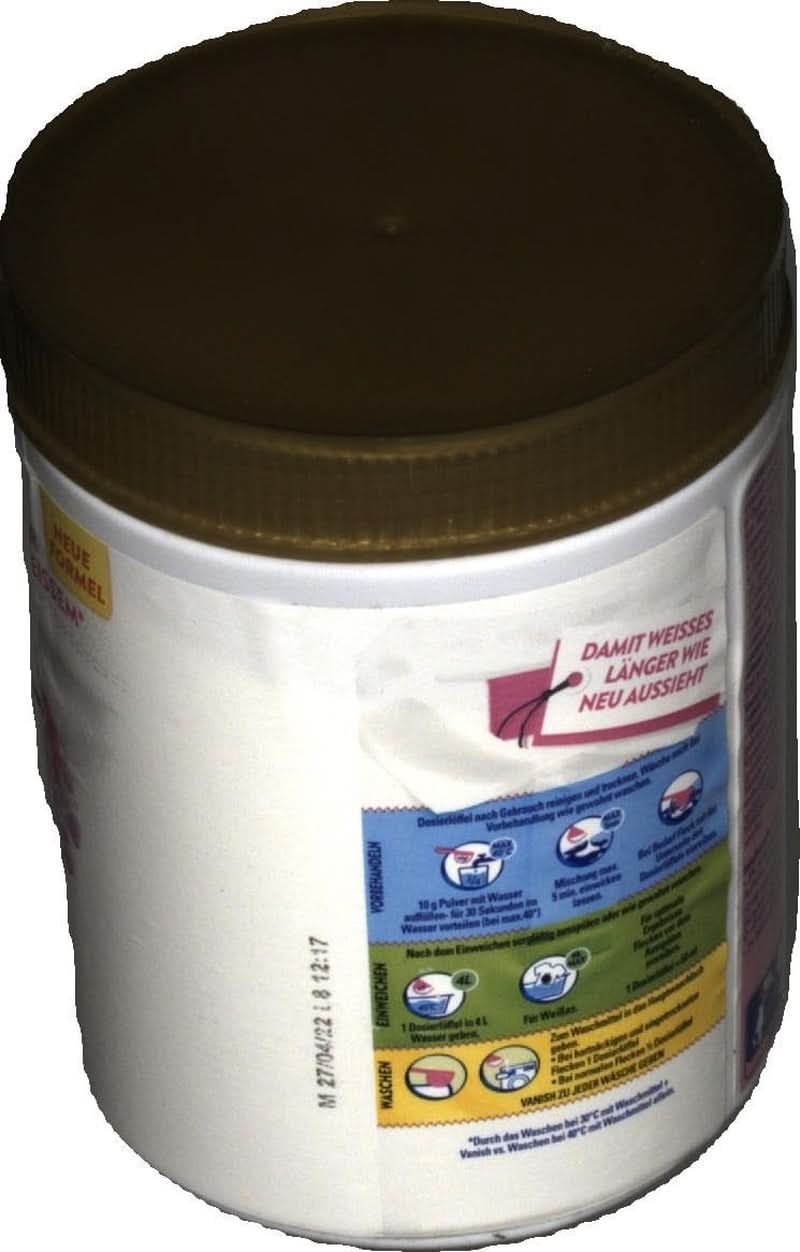 Vanish Oxi Action Powerwhite Powder - 1 X 1.125 Kg - polvere smacchiatore migliorativo per bucato senza cloro - per bucato bianco Detersivi Bucato Naty Shop