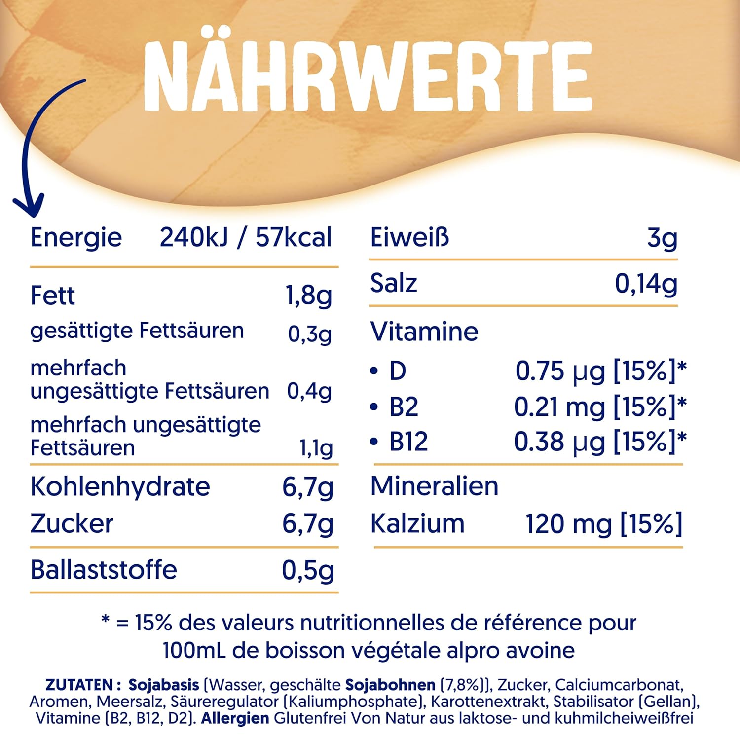 Alpro Latte Di Soia Alla Vaniglia 8x1L - Vegano E Ricco Di Calcio