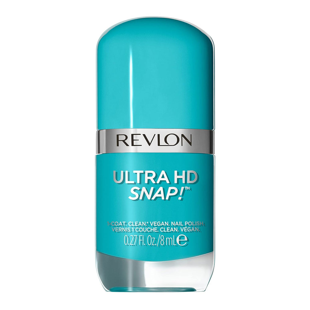 Revlon Ultra HD Snap Smalto per unghie, Formula vegana a lunga durata, Asciugatura rapida e Copertura totale in un unico strato, Colore (8 ml), Rosso e Nero (014), Unisex