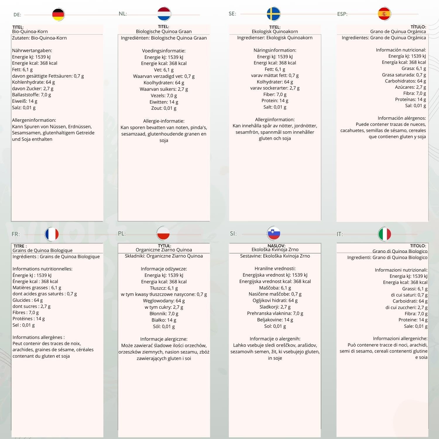 Grani di quinoa biologica Wholefood Earth – 2kg | Crudele | Non OGM | Vegano | Ricco di fibre | Certificato biologico