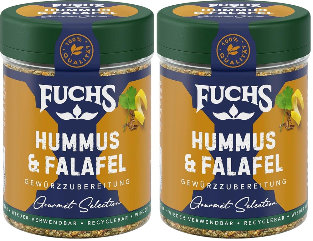 Fuchs Spices Gourmet Selection Medio Oriente/Africa - Miscela di spezie per couscous e bulgur Miscela di spezie ricaricabile per condire piatti vegani a base di bulgur 55g