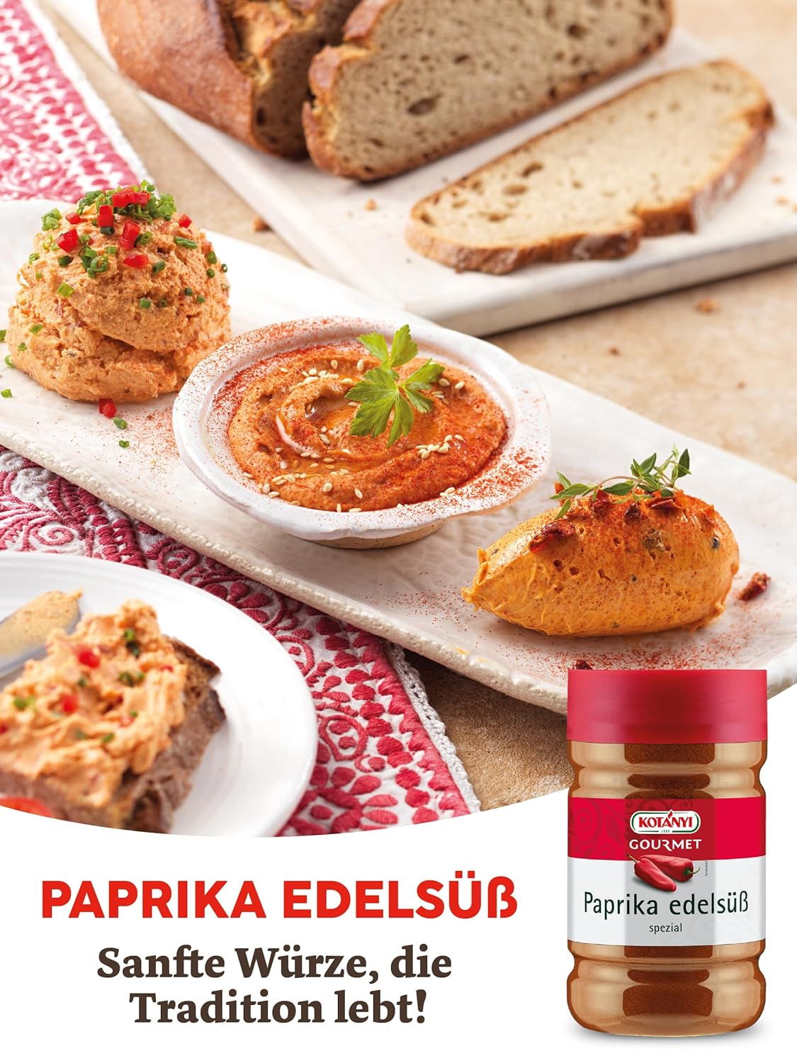 Kotányi Paprika Edelsüß Spezial - Paprika ungherese per il settore Horeca