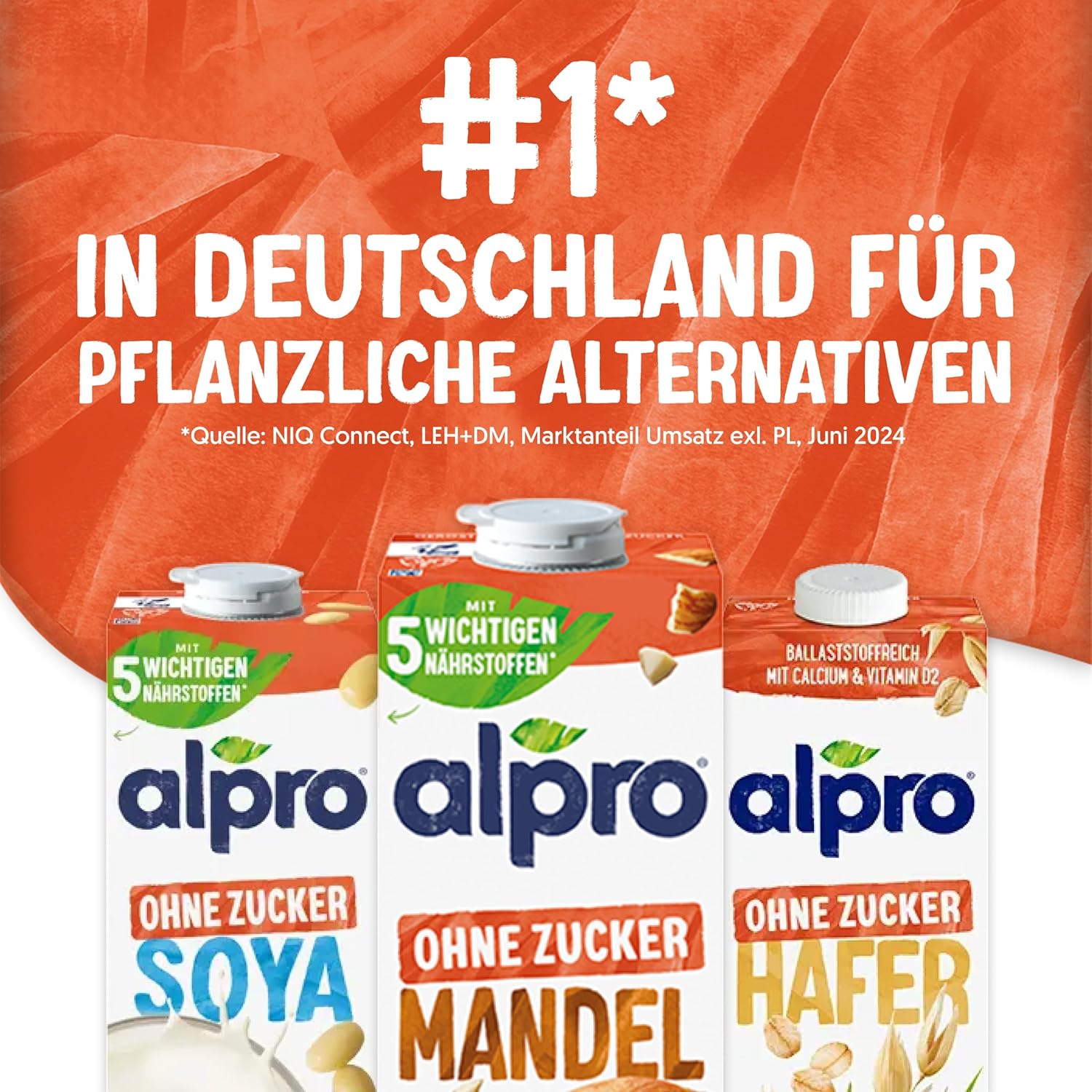 Alpro Mandeldrink Senza Zucchero - Fonte Di Calcio E Vitamine