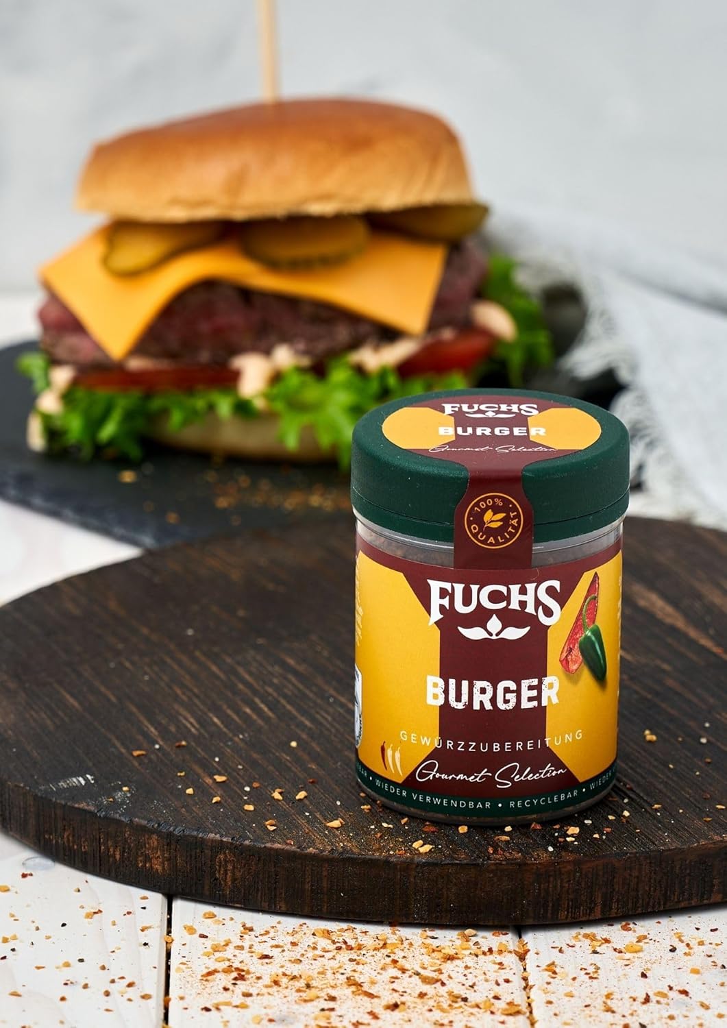 Miscela di condimento per hamburger Fuchs - Gusto intenso per hamburger