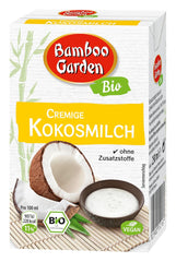 Bamboo Garden Latte di Cocco Biologico Cremoso Senza Additivi