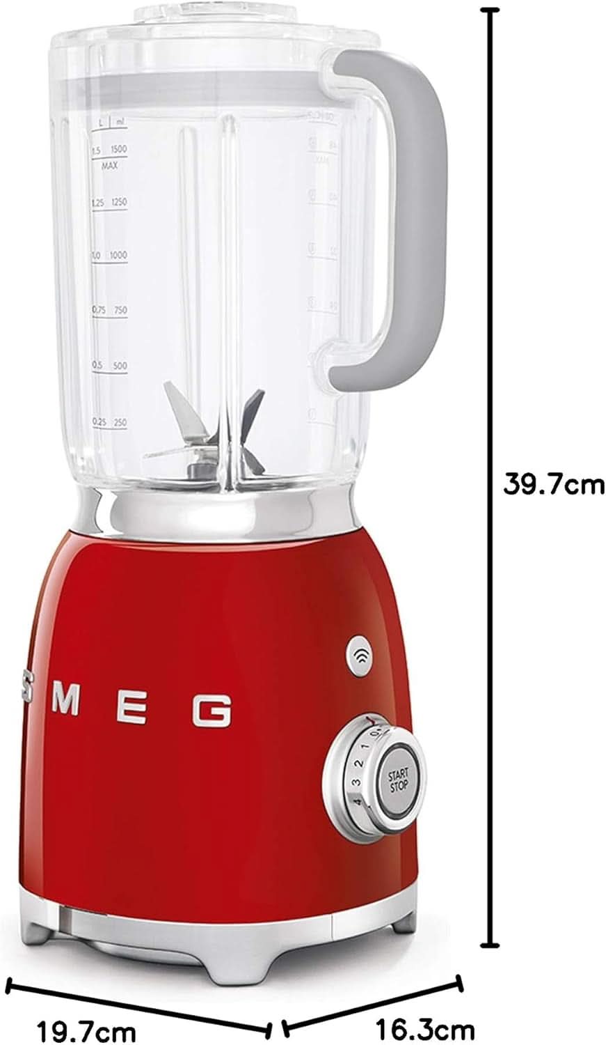 Smeg BLF01RDEU Mixer, Rot Mama si Copilul Naty Shop