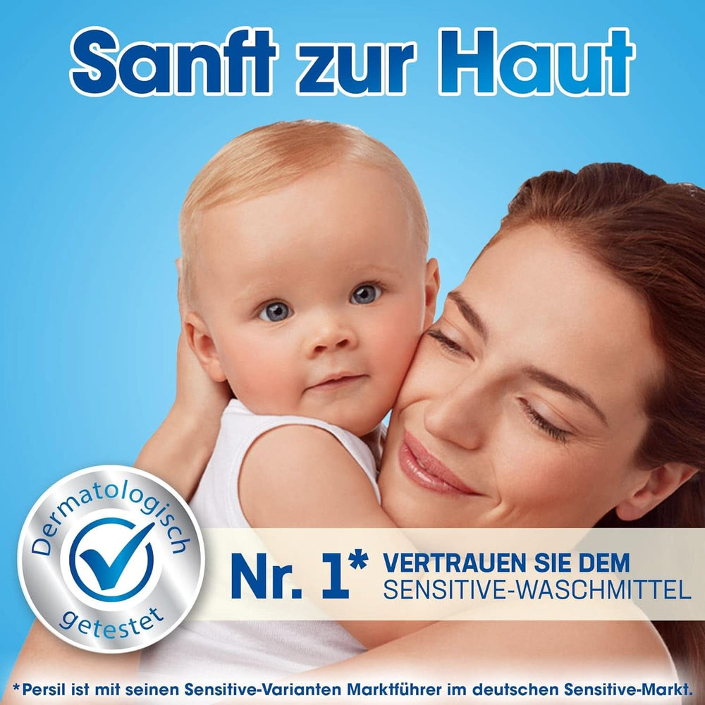 Persil Ultra Concentrate Sensitive Gel (130 lavaggi), Detersivo liquido per allergie e neonati in un flacone più piccolo per meno plastica, Rimuove le macchie difficili, Dermatologicamente testato Detersivi per bucato Naty Shop