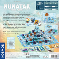KOSMOS 683801 Nunatak - Tempio del ghiaccio, gioco per famiglie, fantastica configurazione 3D, pezzi di gioco sul ghiaccio 3D, gioco di strategia, gioco da tavolo, gioco di società