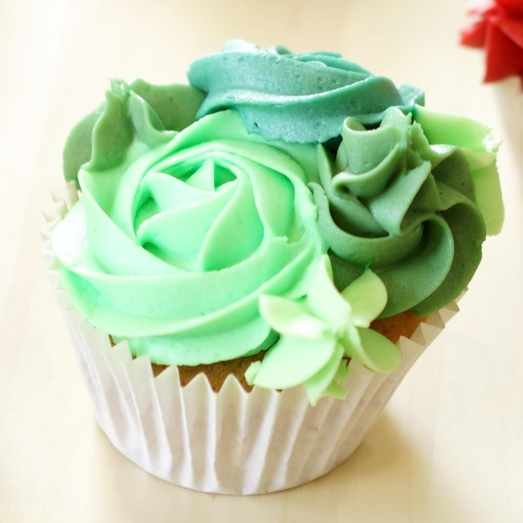 Coloranți alimentari Sugarflair pentru paste, verde, set de 4, coloranți alimentari pentru paste, fondant, marțipan, pastă de zahăr, cremă de unt și multe altele: verde ilex, verde primăvară, verde molid, verde petrecere - set de 4