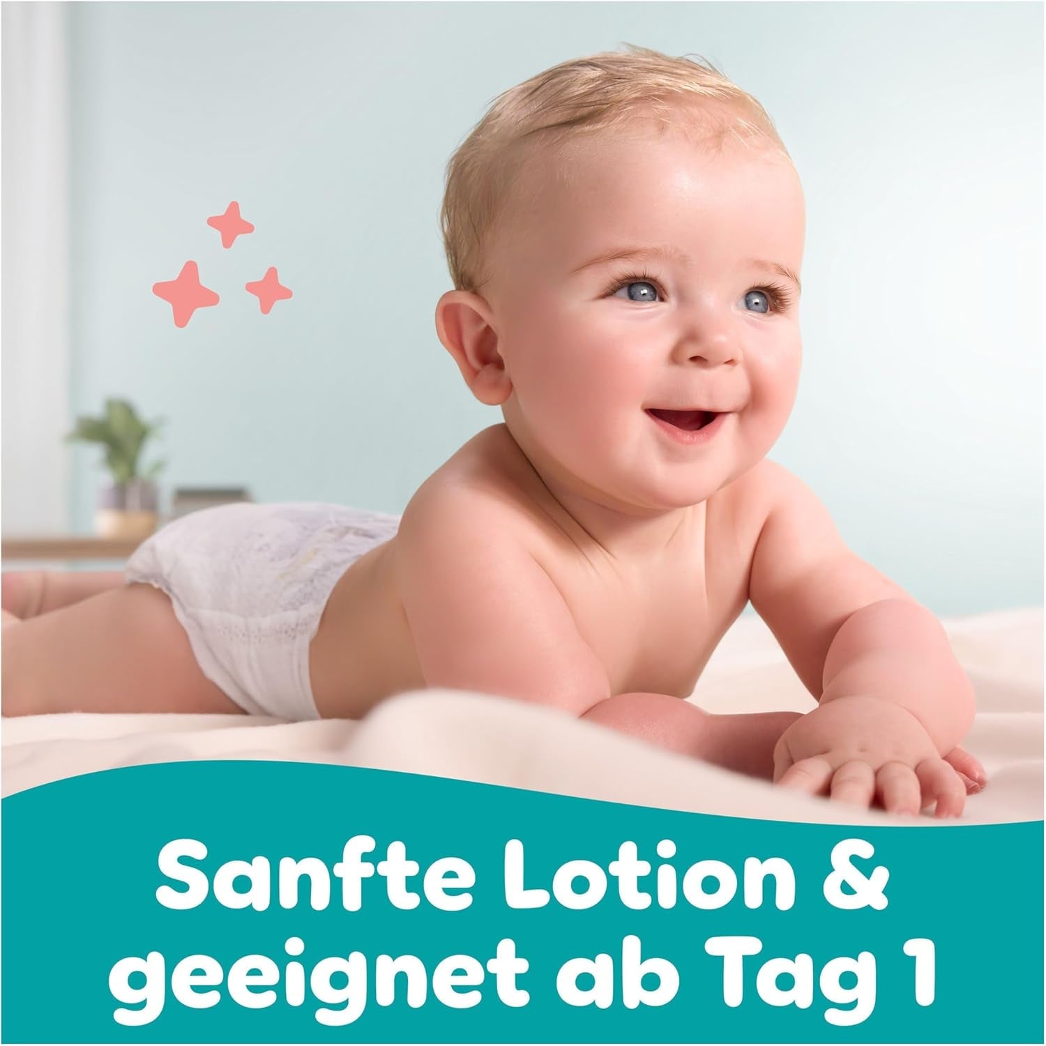 Salviette per neonati Pampers Sensitive, confezione da 15 da 80 salviette, 1200 salviette per neonati, pulizia delicata 2 in 1 e protezione della pelle