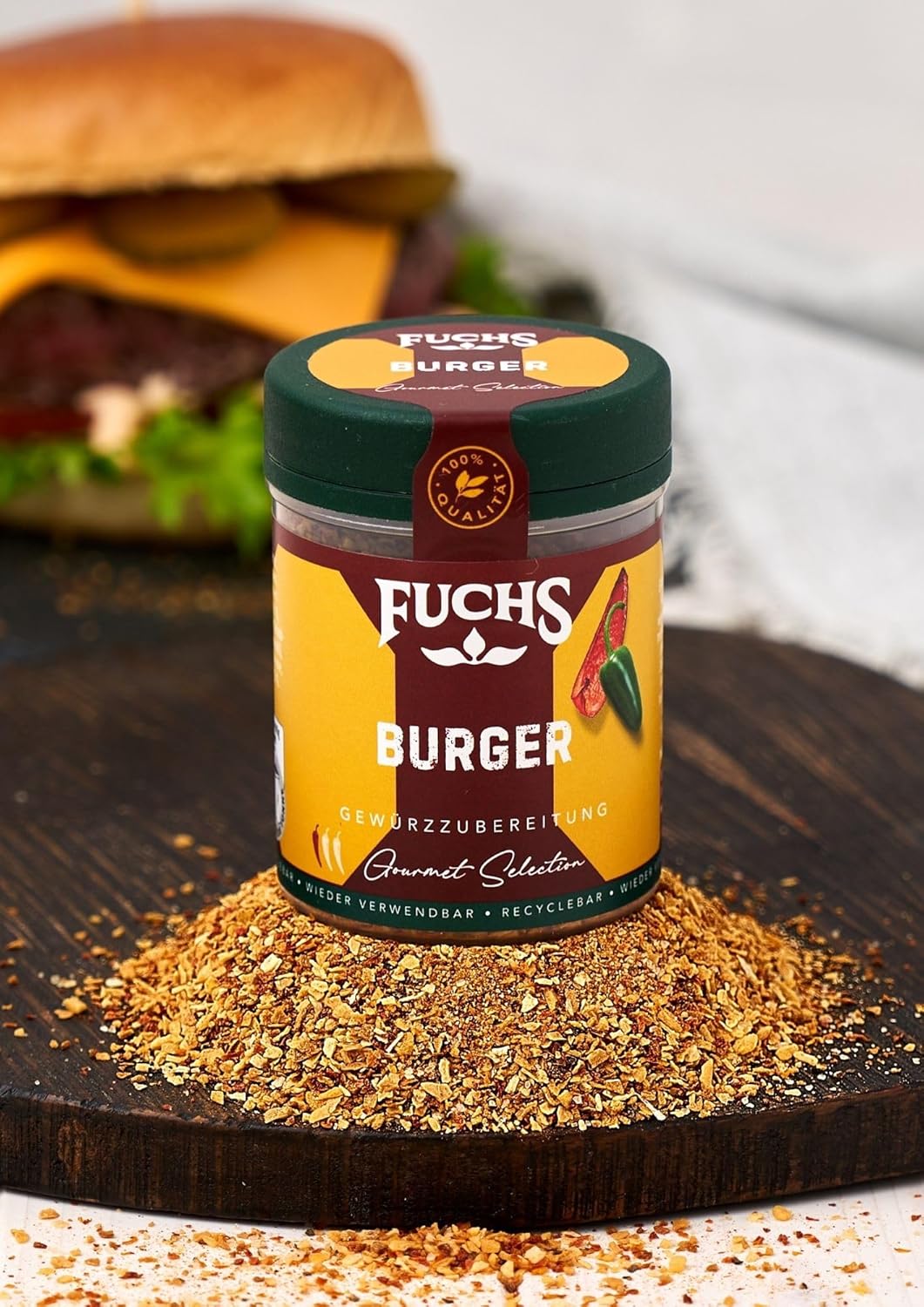 Miscela di condimento per hamburger Fuchs - Gusto intenso per hamburger