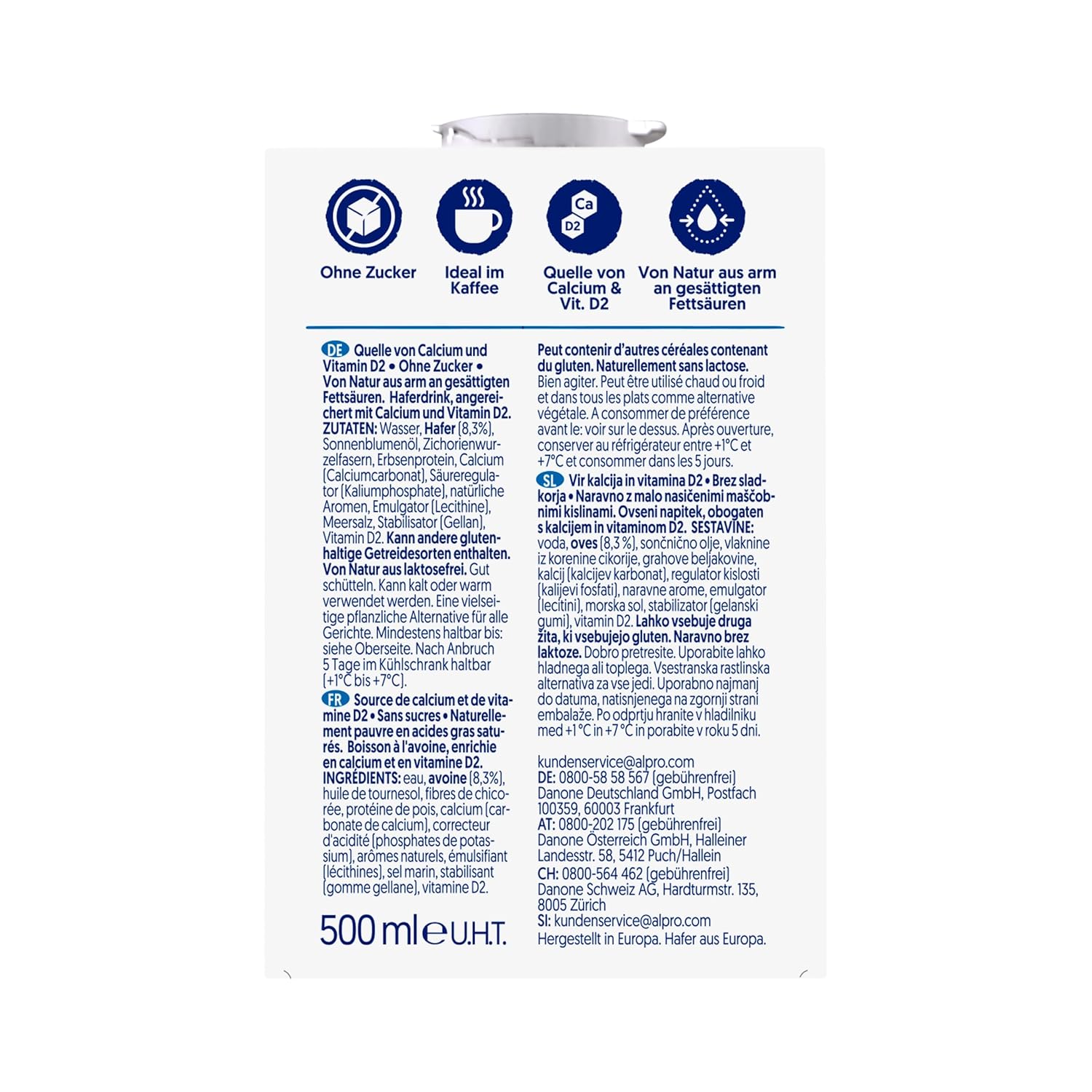 Alpro This Is Not Milk 3.5% - Vegano senza latte - Alto contenuto di calcio