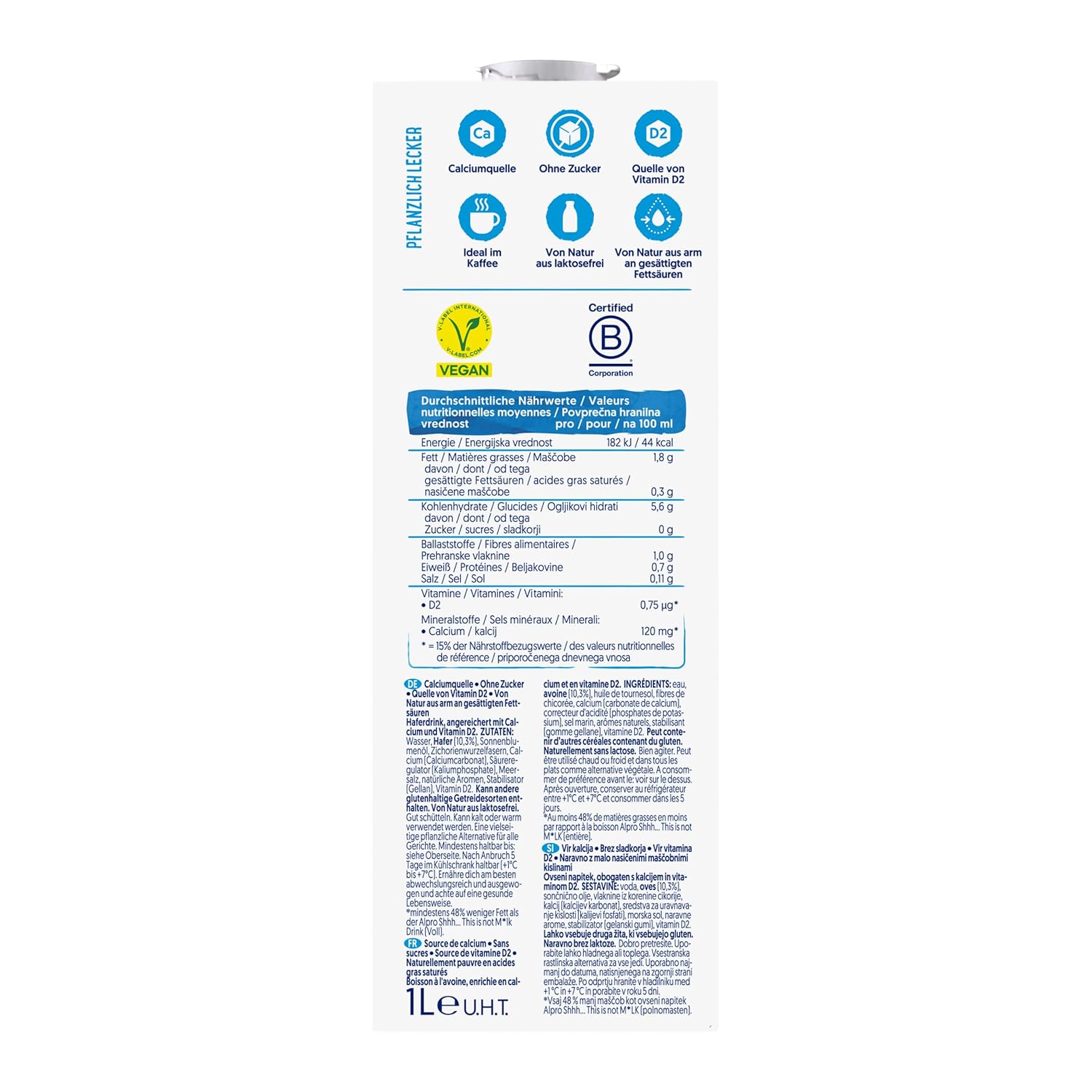 Alpro This Is Not Milk 3.5% - Vegano senza latte - Alto contenuto di calcio