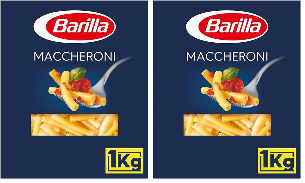 Pasta di semola di grano duro Barilla Maccheroni n. 44 – Confezione da 1 (1x1kg)